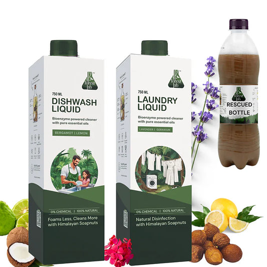 Forest lab dishwash liquid & laundry liquid combo