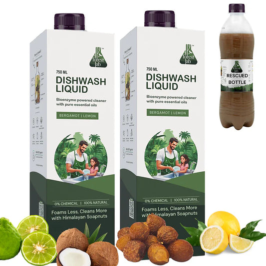 Forest Lab Natural Dishwash Liquid-750ml (Pack of 2)