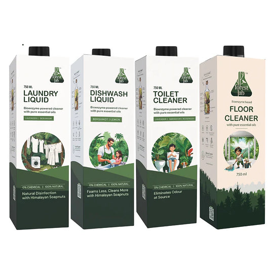 Forest Lab Natural Cleaners Combo Pack of 4 (750 ml each)