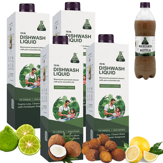 Forest Lab Dishwash Liquid- 750ml (Pack of 4)
