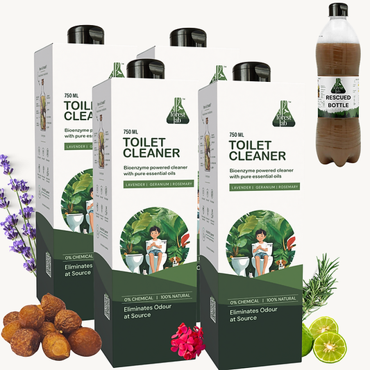 Forest lab Natural Toilet Cleaner-750ml (Pack of 4)