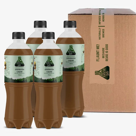 Forest Lab Dishwash Liquid 750ml (Pack of 4) Naked