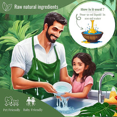 Forest lab dishwash liquid & laundry liquid combo